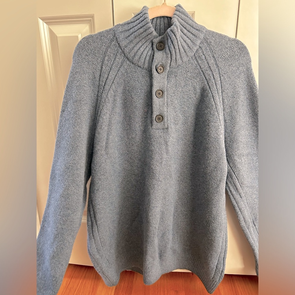 Banana Republic Men's Sweater Size L Blue/Gray